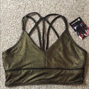 Born Primitive Rhapsody 2.0 Sports Bra (Gold)